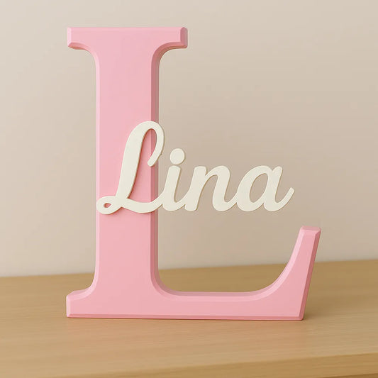 Custom Name + Letter - Table Top