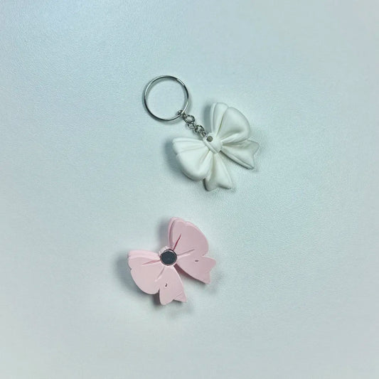 Ribbon Keychain or Fridge Magnets