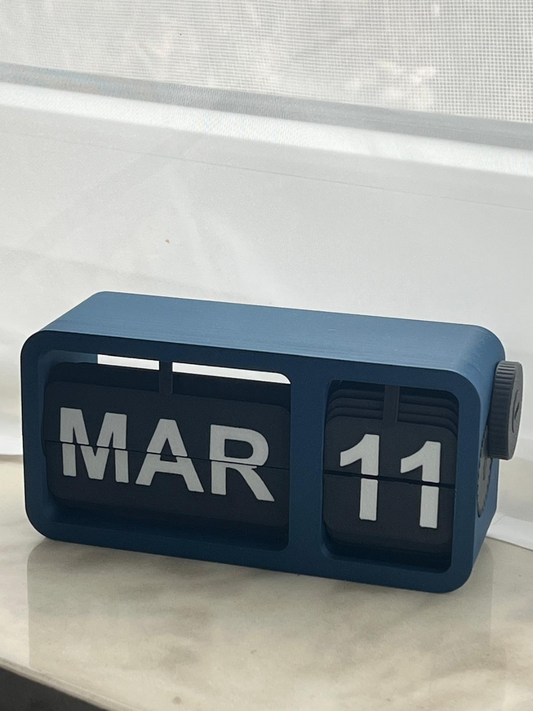Flip Calendar -  Modern Retro Desk Accessory
